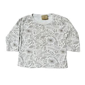 Babyushka Organic Print Shirt Size 3-6m